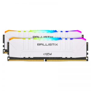 Ballistix RGB 16GBKit (2x8GB) DDR4 3600MHz Desktop Gaming Memory - White